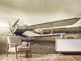 photo-wallpaper-nostalgic-aircraft-in-retro-style