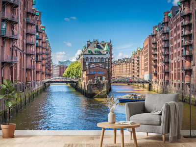 photo-wallpaper-warehouse-district-in-hamburg