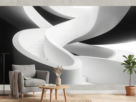 photo-wallpaper-white-spiral-staircase-in-stark-light-and-deep-shadow
