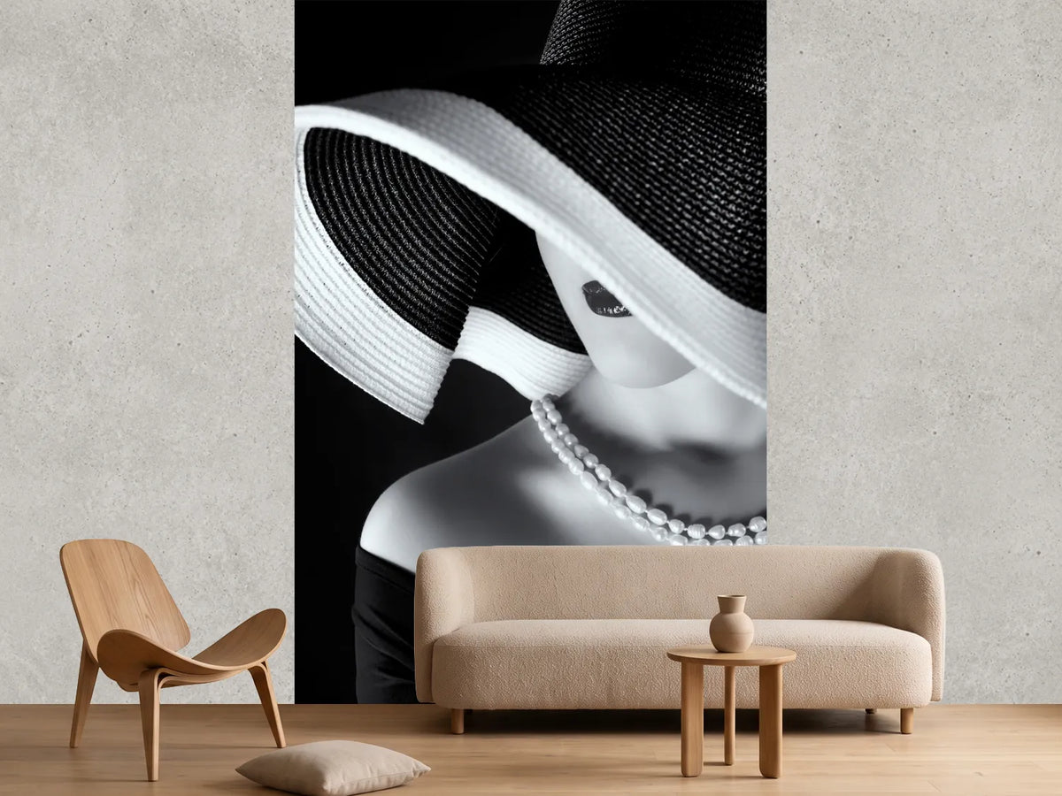 photo-wallpaper-la-femme-au-chapeau
