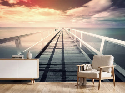 photo-wallpaper-romantic-wooden-walkway