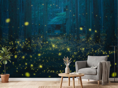 photo-wallpaper-magical-firefly-forest
