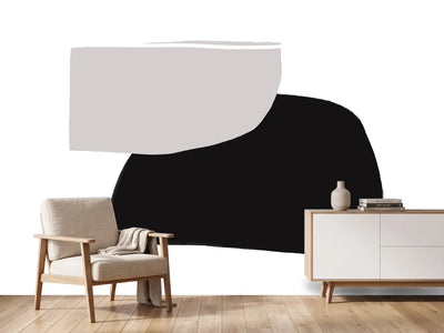 photo-wallpaper-monochrome-organic-shapes
