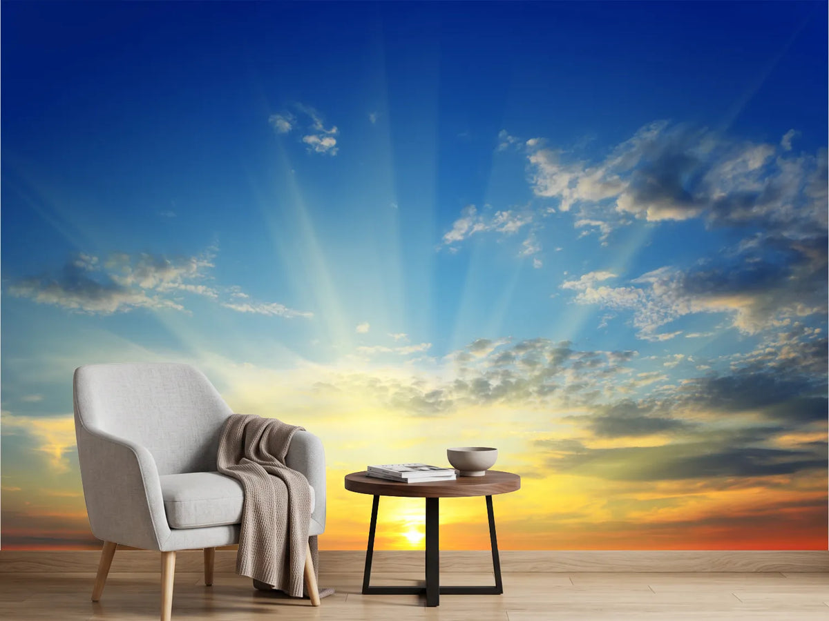 photo-wallpaper-the-sun-above-the-horizon