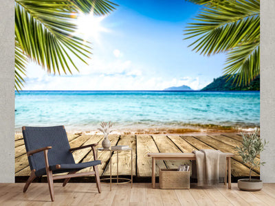 photo-wallpaper-desk-of-free-space-and-summer-beach-landscape