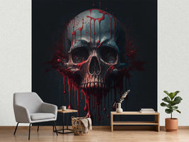 photo-wallpaper-skull-and-blood-illustration