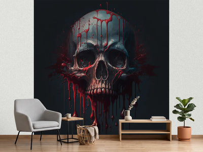 photo-wallpaper-skull-and-blood-illustration
