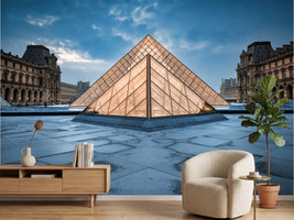 photo-wallpaper-louvre-pyramid-glow