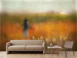 photo-wallpaper-a-girl-and-bear-grass