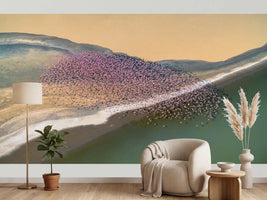 photo-wallpaper-pink-flamingos-aerial-view