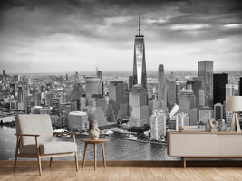 photo-wallpaper-skyline-black-and-white-photography-new-york