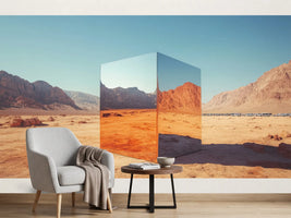 photo-wallpaper-mirrored-cube-in-a-red-desert-reflecting-rugged-mountains
