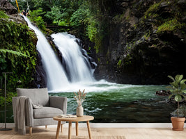 photo-wallpaper-waterfall-in-the-evening-light