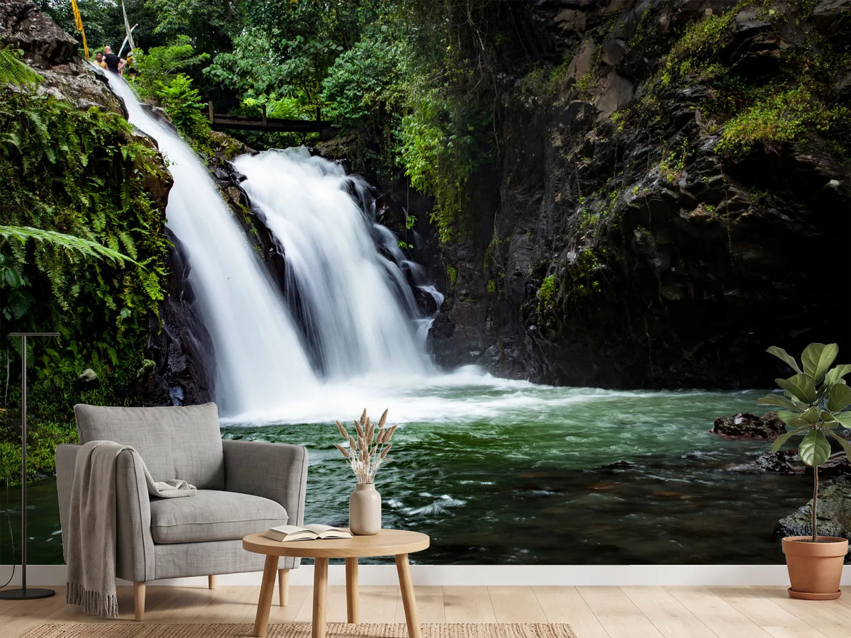 photo-wallpaper-waterfall-in-the-evening-light