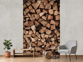 photo-wallpaper-rustic-wood-stack