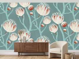 photo-wallpaper-teal-botanical-flower-pattern