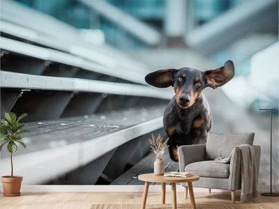 photo-wallpaper-dachshund-with-flying-ears