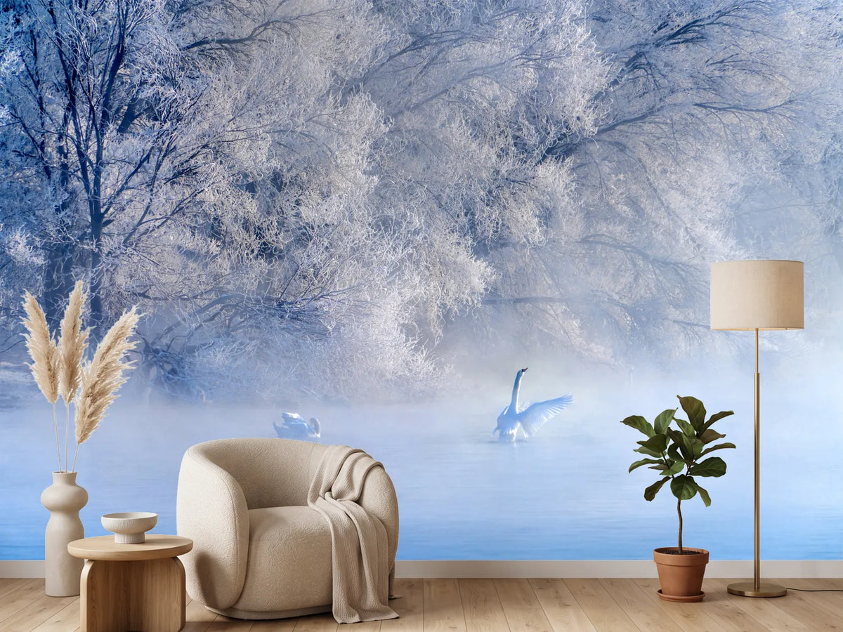 photo-wallpaper-swan-lake-x