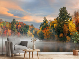 photo-wallpaper-lake-autumn-foliage