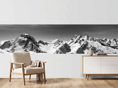 photo-wallpaper-black-and-white-panoramic-view-of-snow-capped-mountain-peaks
