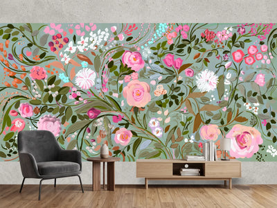 photo-wallpaper-pink-floral-garden