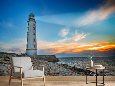photo-wallpaper-sunset-at-the-lighthouse