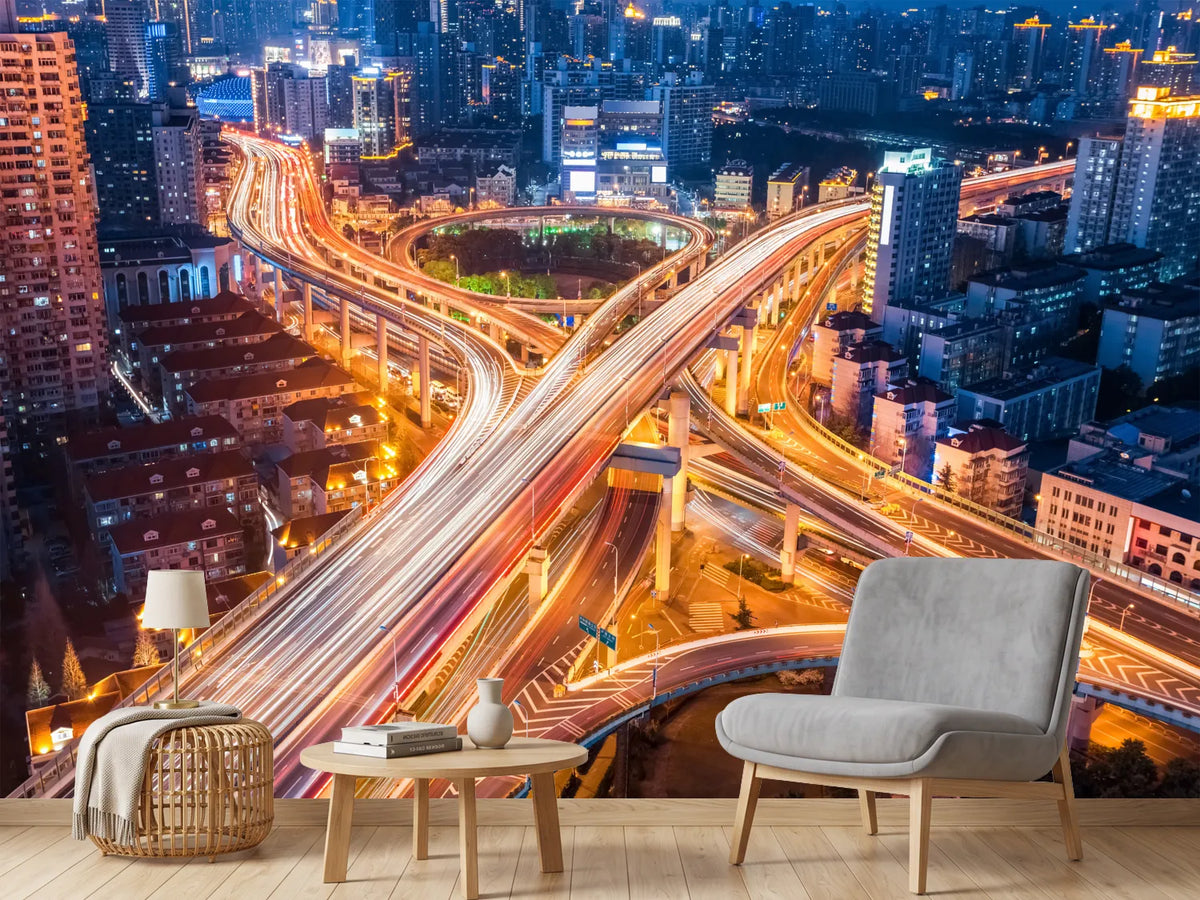 photo-wallpaper-city-interchange-closeup-at-night
