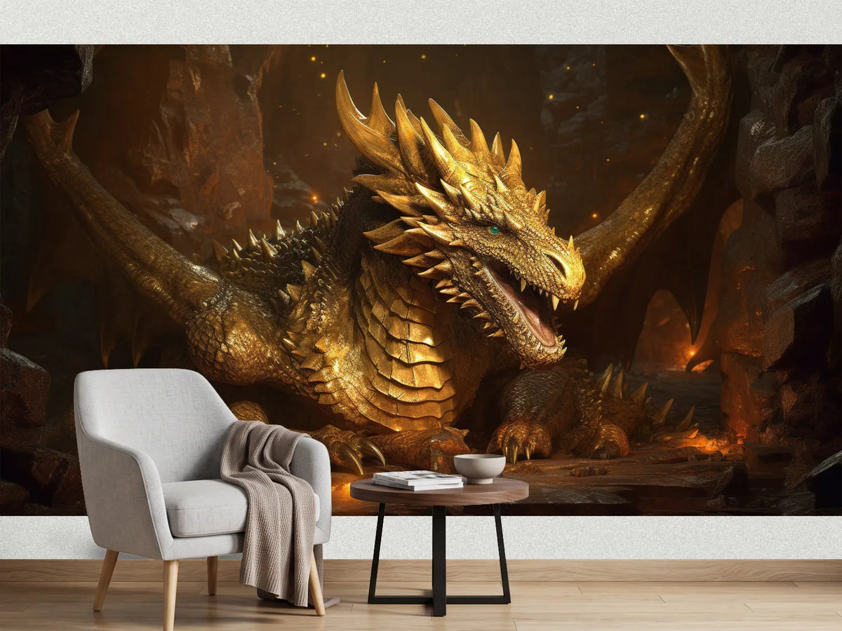 photo-wallpaper-regal-gold-dragon-with-shimmering-scales-ai-generated