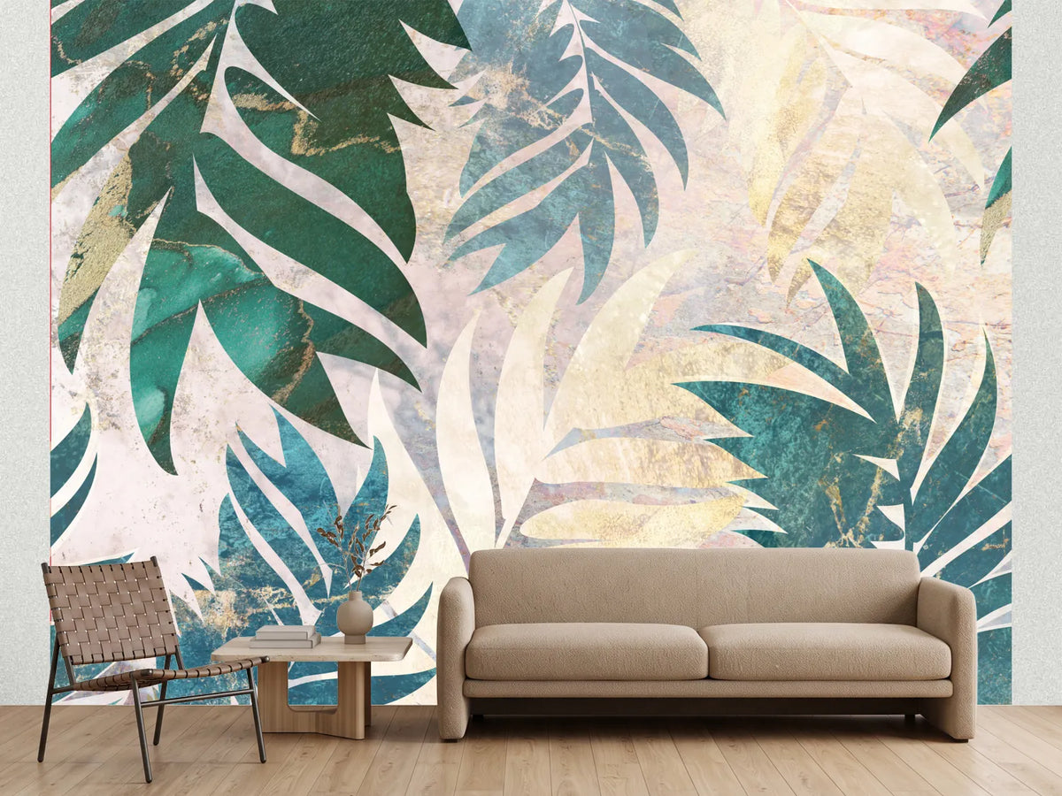 photo-wallpaper-tropical-marble-leaves