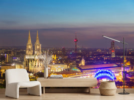 photo-wallpaper-skyline-cologne-cathedral-at-night