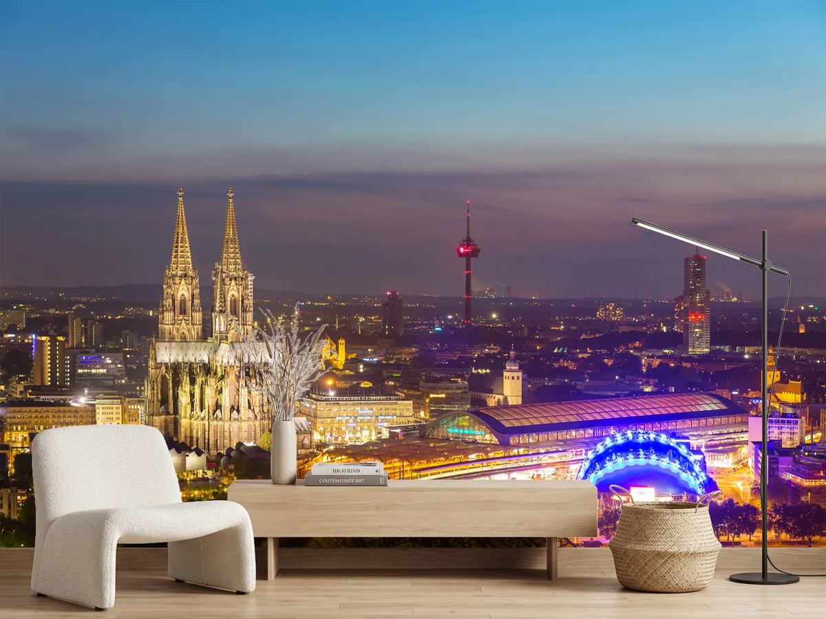 photo-wallpaper-skyline-cologne-cathedral-at-night