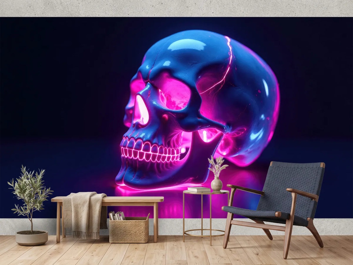 photo-wallpaper-neon-lit-skull-glowing-magenta-and-blue-in-deep-darkness