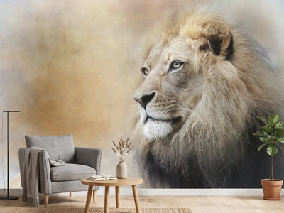 photo-wallpaper-majestic-lion-gaze