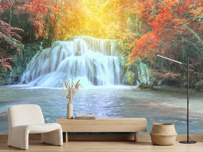 photo-wallpaper-waterfall-in-light