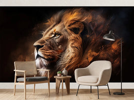 photo-wallpaper-majestic-lion-portrait-digital-art-illustration