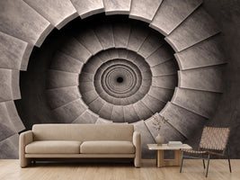 photo-wallpaper-stone-spiral-staircase