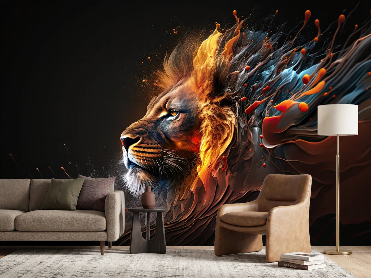 photo-wallpaper-fantasy-lion-head