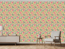 photo-wallpaper-vintage-rose-pattern