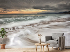 photo-wallpaper-foaming-waves-sunset