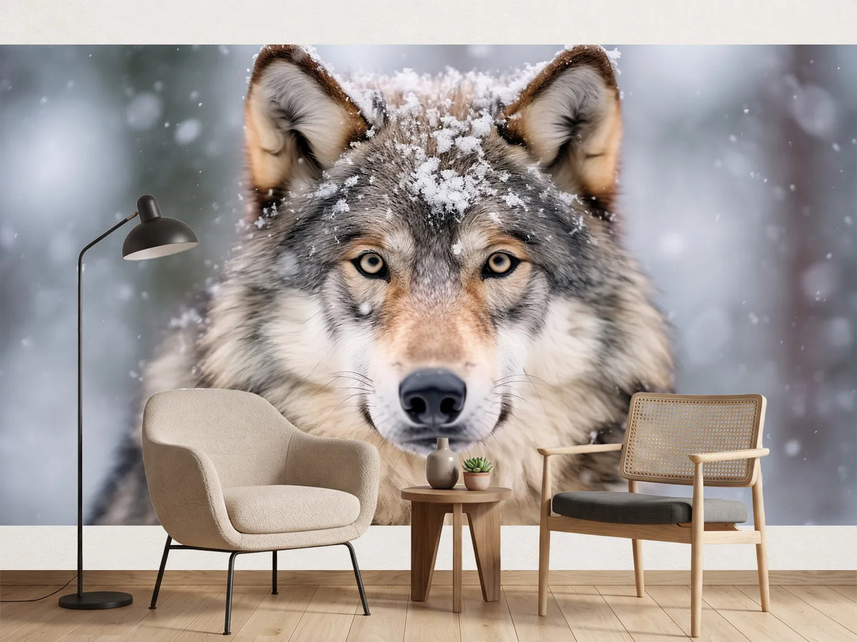 photo-wallpaper-a-wolf-portrait-at-snow-day