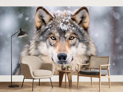 photo-wallpaper-a-wolf-portrait-at-snow-day