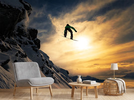photo-wallpaper-sunset-snowboarding-x