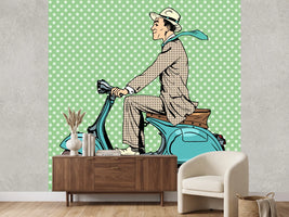 photo-wallpaper-pop-art-vespa-driver