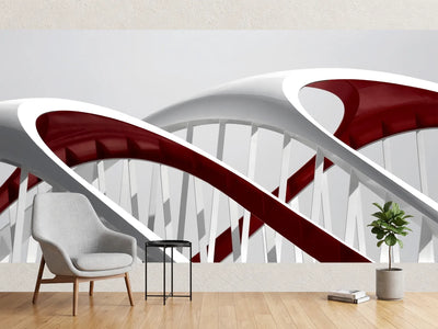 photo-wallpaper-sleek-red-white-curves