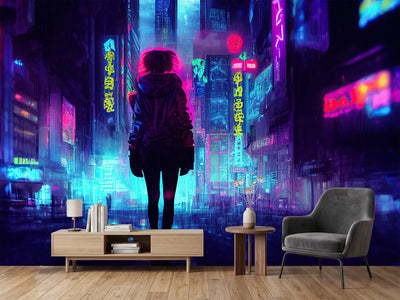 photo-wallpaper-silhouette-of-a-young-woman-in-a-neon-lit-city-night