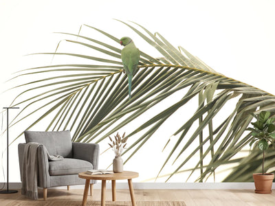 photo-wallpaper-green-parrot-palm-leaf