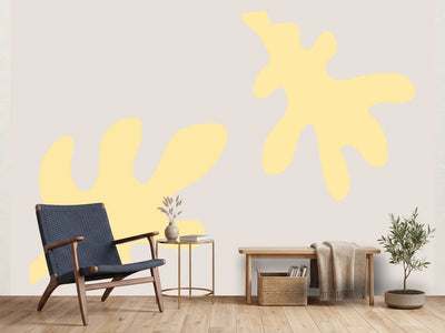 photo-wallpaper-yellow-organic-shapes