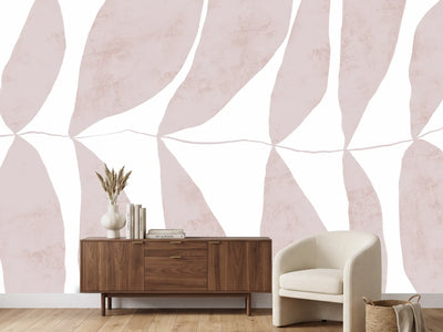 photo-wallpaper-leaf-patterns-in-soft-beige-tones