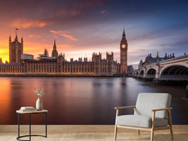 photo-wallpaper-london-palace-of-westminster-sunset