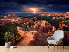 photo-wallpaper-lightning-over-bryce-canyon